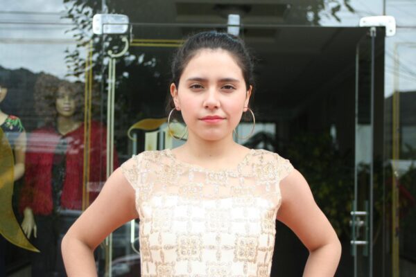 Scarlett Talla  XS/S - Vestido Corto Metalisado - Imagen 3