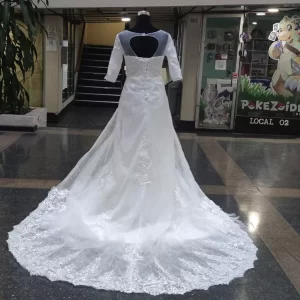 Vestido de Novia Clara – Elegancia Sirena con cola