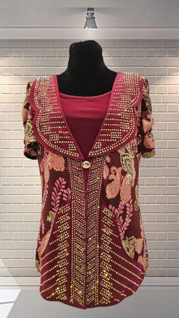 Blusa floreada Lycra - Olivia
