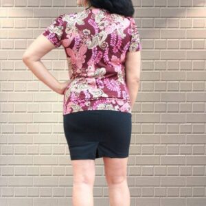 Blusa floreada lycra – Olivia