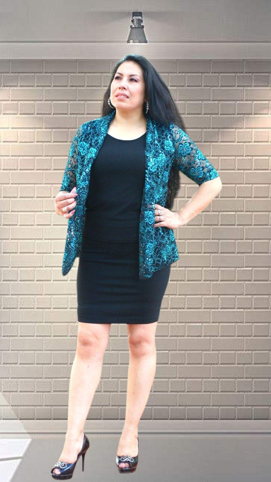 Blusa de fiesta dos piezas