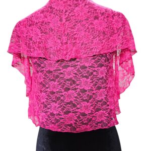 Capa o Tapado de Fiesta Fucsia
