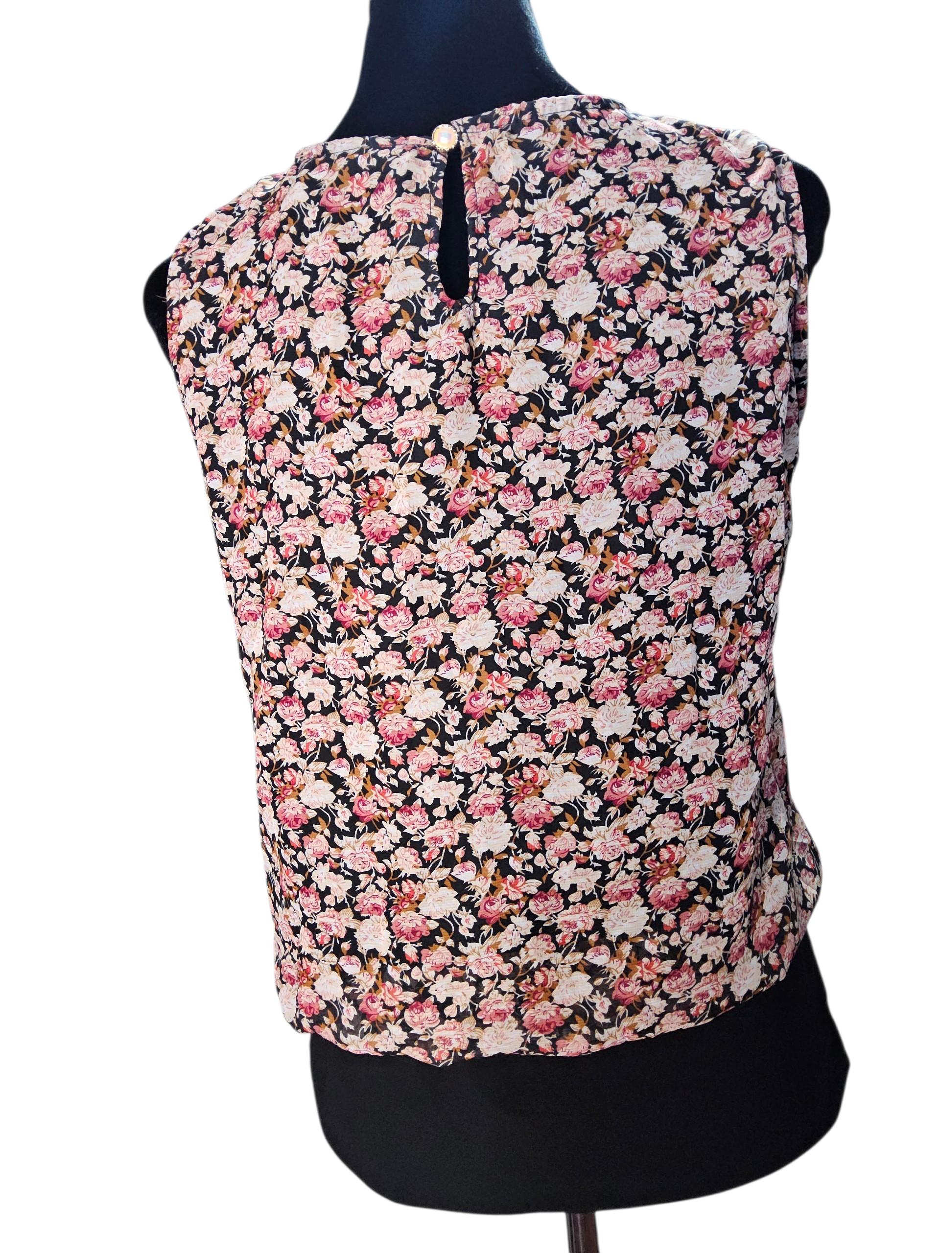 BLusa floral mini