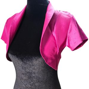 Bolero o tapado de fiesta – fucsia